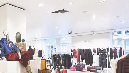 Eclairage de magasin